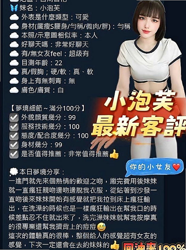 花蓮美女外送：子瑜 |平乳美眉|170cm|53kg|E杯|20y|